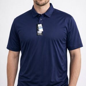 PGA Tour Navy Golf Polo Performance Moisture Wicking Quick Dry Men XL NWT